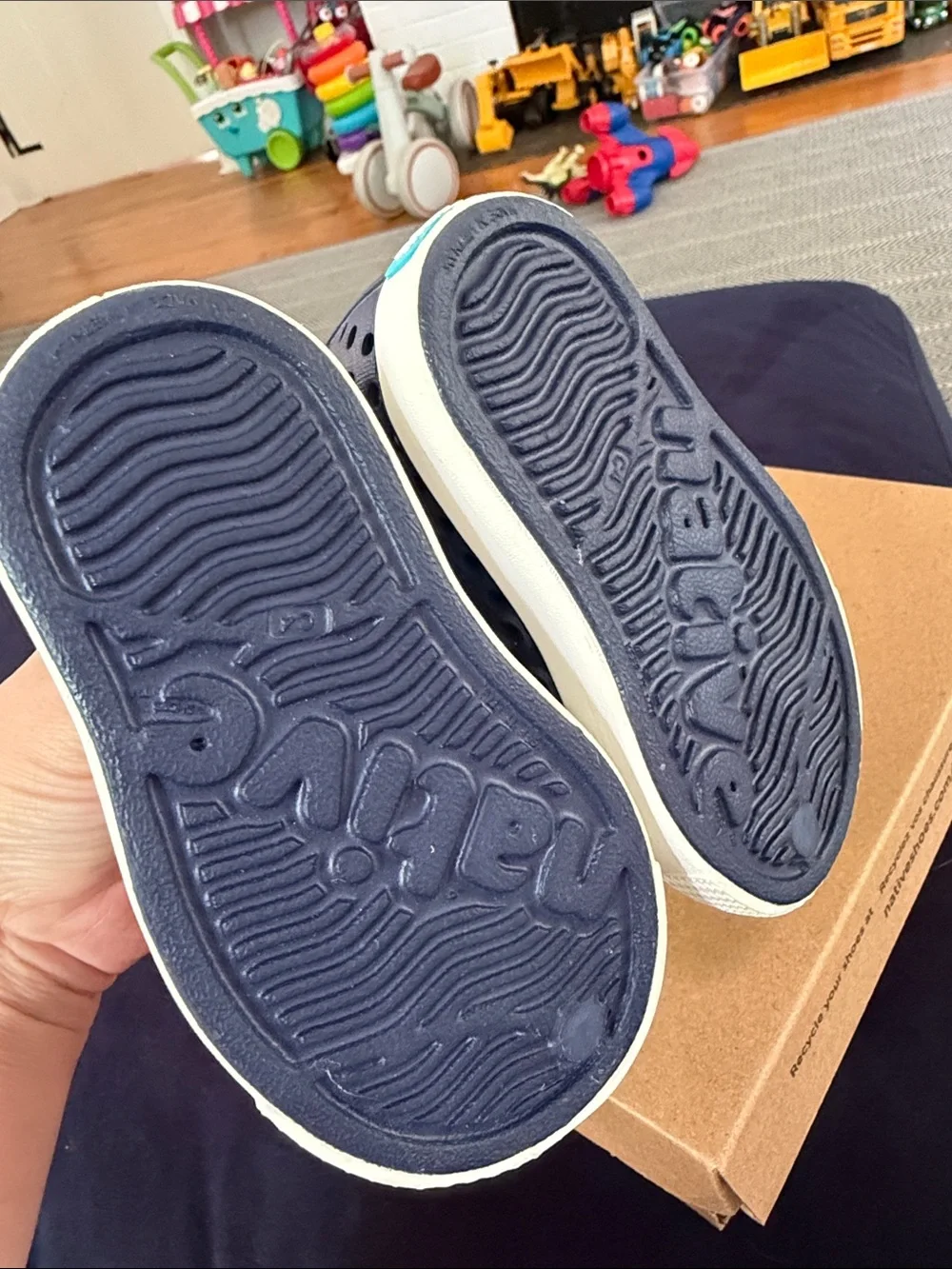 NWT Navy Native Shoes